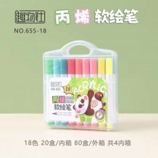 Акварельные маркеры НОВЫЕ                 18                    Water color pen	AND 655-18  (80 )