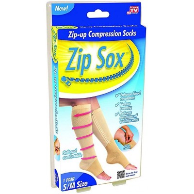 Лечебные компрессионные гольфы от варикоза Zip Sox (Зип Сокс) со змейкой  (300)