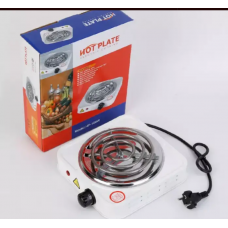 Плита электрическая однокомфорочная спиральная Hot Plate JX-1010B 1000W, Белый (12)