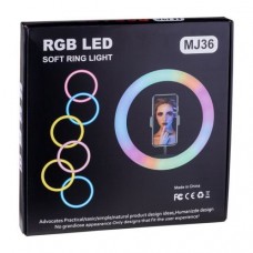 Кольцевая Led лампа RGB MJ36    (36см)     (20) HA-8