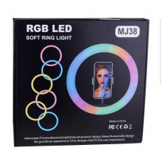 Кольцевая Led лампа RGB MJ38    (38см) (10)