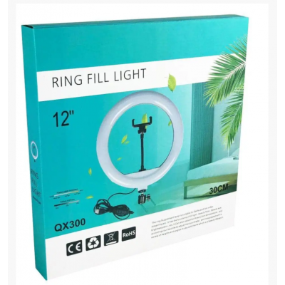 кольцевая лампа Ring Fill Light QX-300 30 см (30)    HA-2