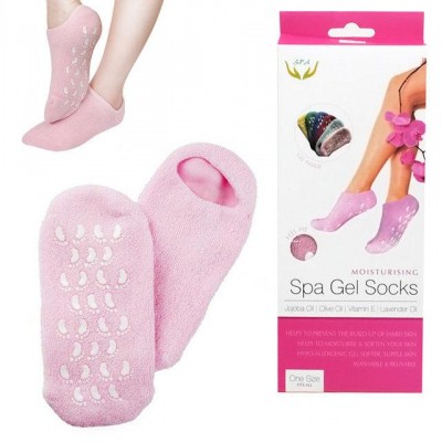 Носочки Spa gel    силиконовые увлажняющие носки       Shoe cover	AND829     (200)