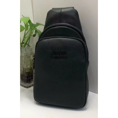 Сумка    Мужская Черная  Backpack for men AND JASPER  Кожа 2116    (100)