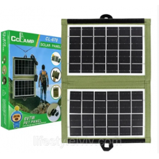 СОЛНЕЧНАЯ  панель 7,2 Вт, CCLAMP CL-670  Solar energy	 AND HA-62   (90)