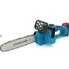 Акумуляторная Мини Электрическая  ПИЛА  12 Дюймов 12 inch chainsaw chain   СИНЯЯ    AND-1622   (6)